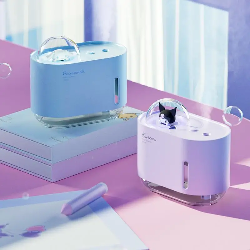 

New Kawaii Sanrio Kuromi Cinnamoroll Cartoon Cute Space Capsule Humidifier Desktop Mini Ornament Gift for Girlfriend