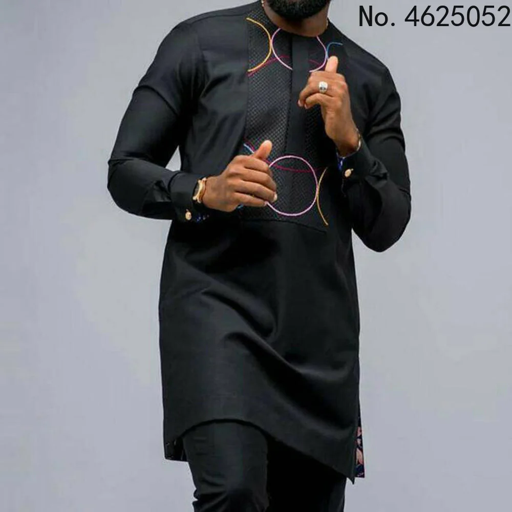 

2023 New Arrival Fashion Style African Men Spring Autumn Long Sleeve O-neck Shirts Dashiki African Clothes for Women only tops