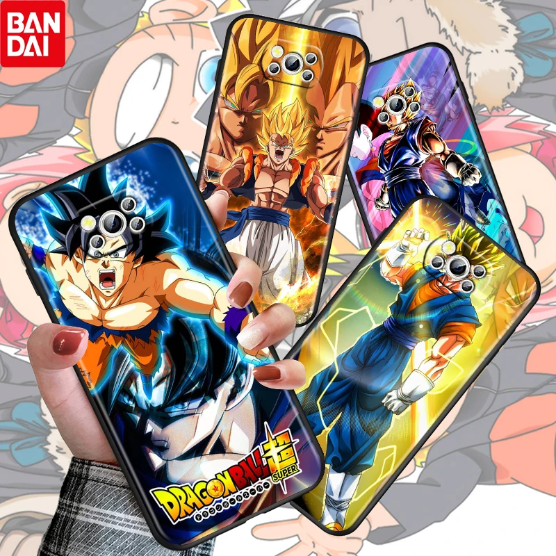 

Dragon Ball Emoticons For Xiaomi Poco M4 X3 F3 GT NFC M3 C3 M2 F2 F1 X2 Pro Mi Mix3 Soft Silicone Black Phone Case Cover Fundas