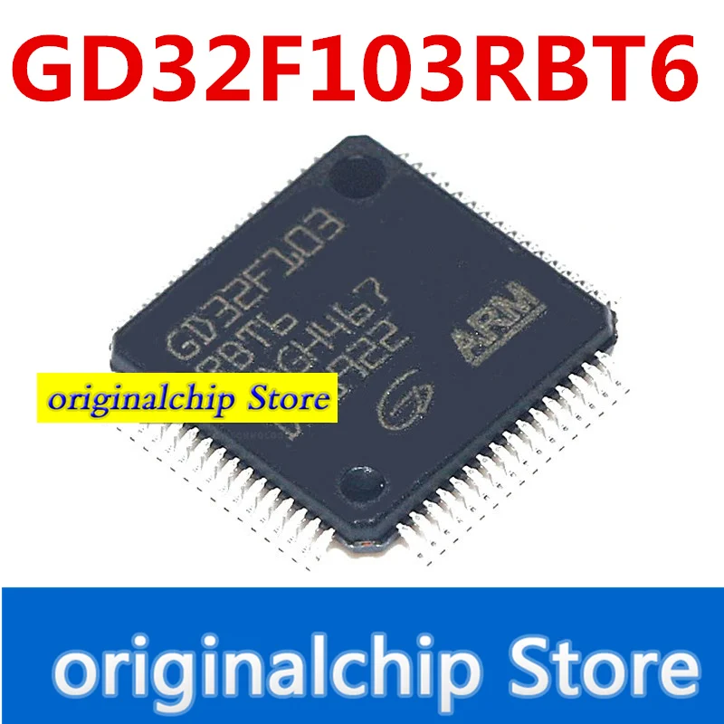 Оригинальный ST чип GD32F103RBT6 QFP64 заменитель микроконтроллеров посылка m32f103rbt6 |