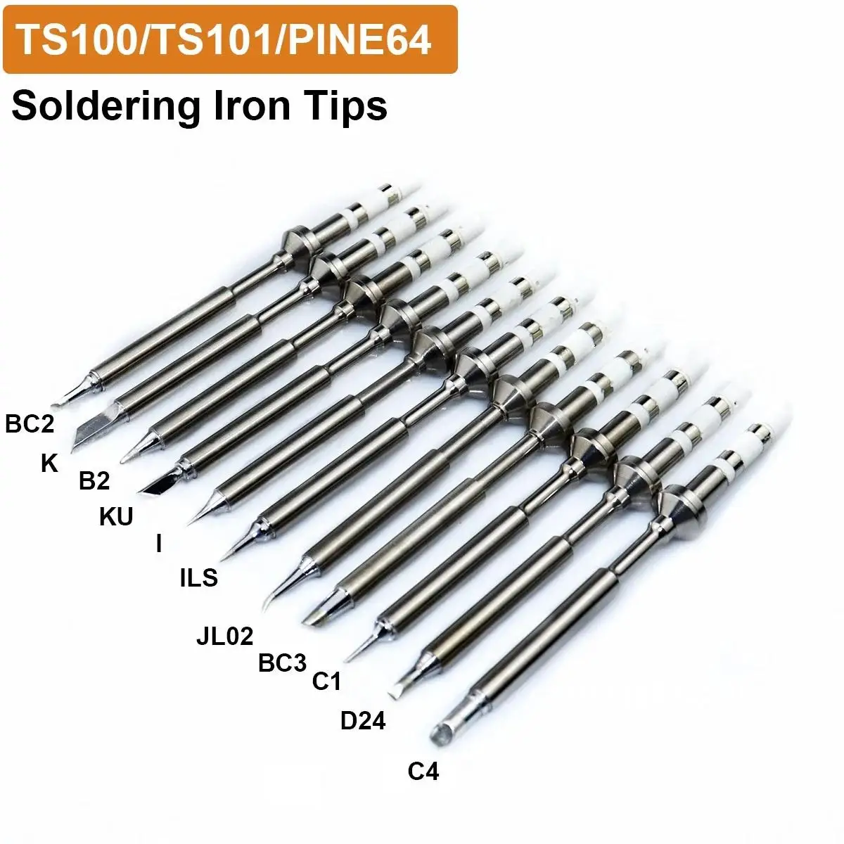 TS101 TS100 PINE64 T85 Сменные жала для электрической паяльной головки серии TS Различные