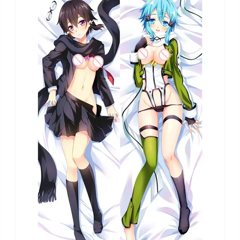 60X180 см аниме Sword Art One чехол Манга Dakimakura наволочка постельное белье шарнирная для