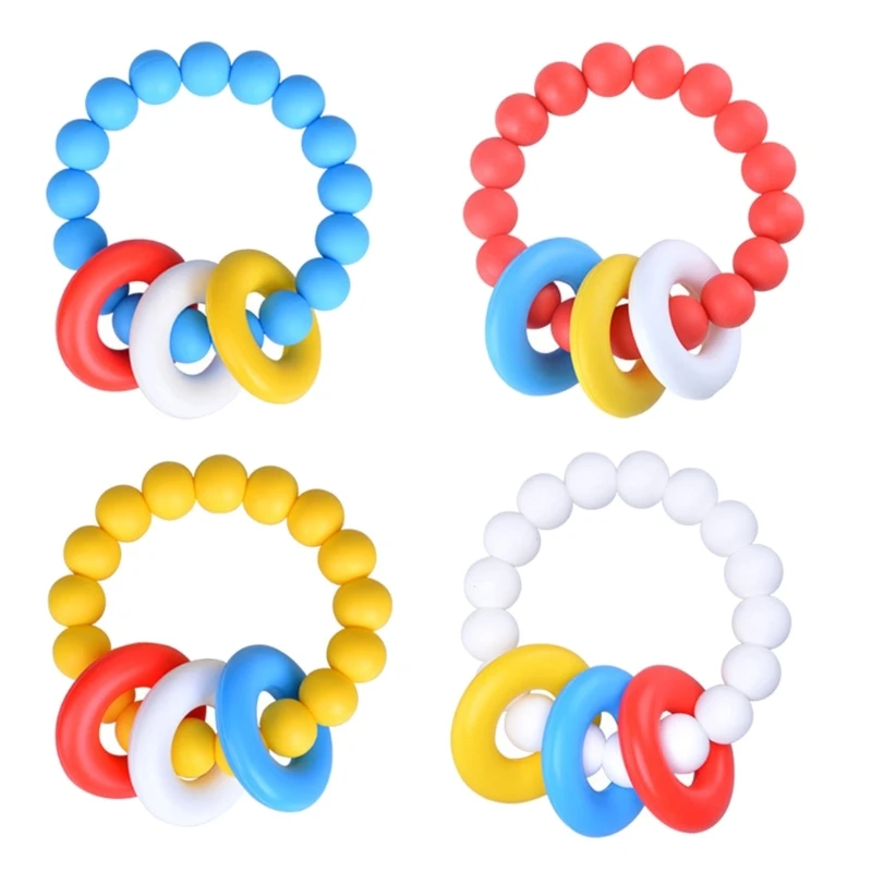 

Силиконовый Прорезыватель для зубов для детей, мультяшный браслет для прорезывания зубов, игрушка в форме душа, подарок, Прямая поставка