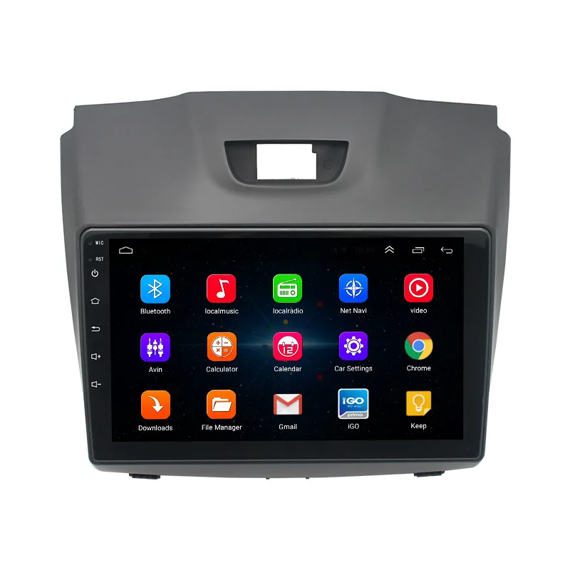 Фото 9-дюймовый сенсорный экран 2.5D для isuzu автомобильный dvd-плеер на основе android mux Chevrolet