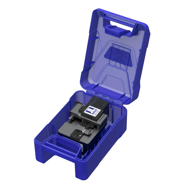 KL-21C Fiber Cleaver FTTH Optical Fiber Cable Cutting Tools Fiber Cable Cutter Knife 16 Surface Blade Metal Material