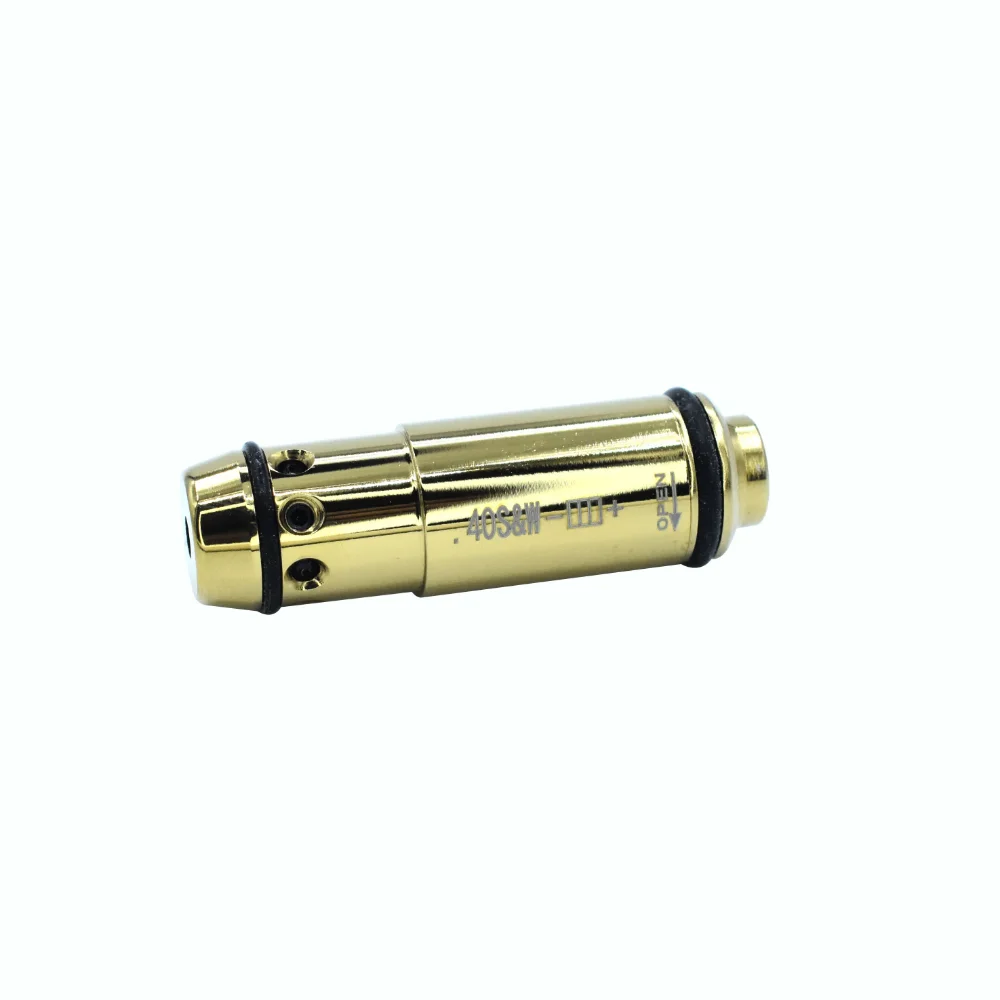 

.45ACP .40S&W New Red Dot Laser Brass Boresight CAL Cartridge Bore Sighter With Battery For Scope Hunting Adjustment .40 .45