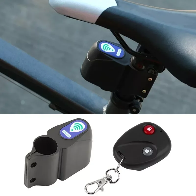 

Bike Lock Wireless Anti-Theft Alarm for Motorcycle Bicycle Waterproof Security Warning Alarm with Remote Controller 105 DB