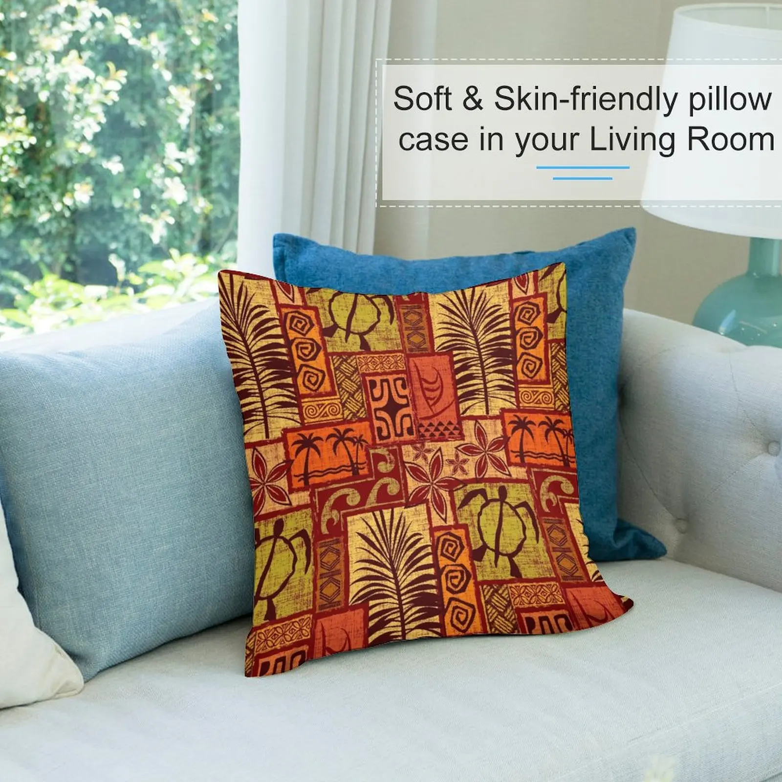 Красная декоративная подушка Moku Malihini Рождественская Подушка для сна