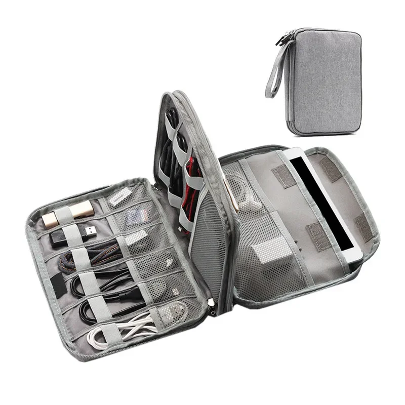 

NEW Travel Cable Organizer Bag Charger Wires Digital Gadget Pouch USB Headphones Case Cosmetic Storage Accessories Supplies Item
