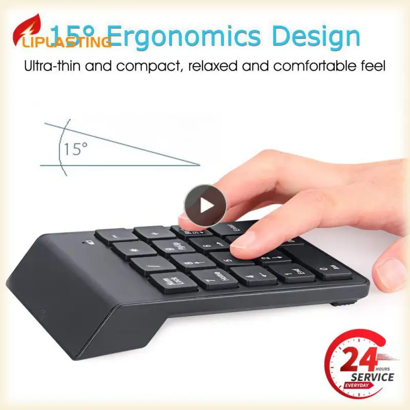 Мини-клавиатура RYRA беспроводная, 18 клавиш, 2,4 ГГц, 1-10 шт.