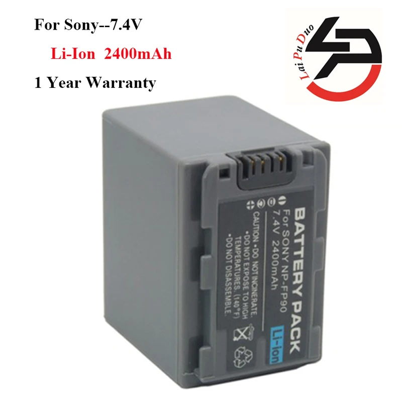 

2400mah 100% Brand New Replacement Camera Battery for Sony NP-FP50 NP-FP70 NP-FP71 NP-FP90 ACC-TCP5 BC-V500 DCR-HC16 HDR-HC3