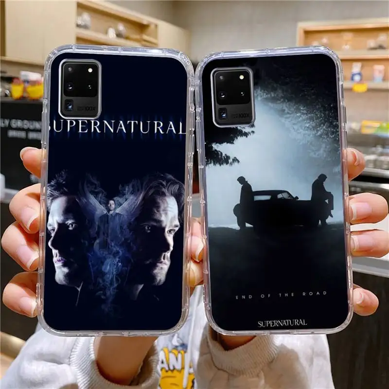 

Supernatural Phone Case For Samsung Galaxy S10 S10e S8 S9 Plus S7 A70 Edge Note10 Transparent Cove