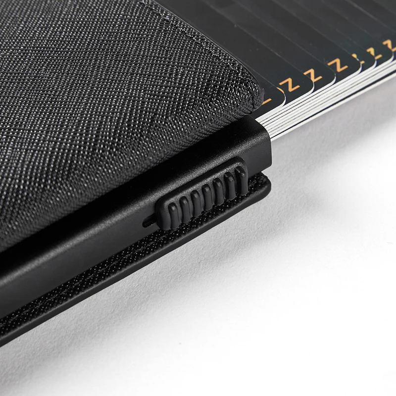 Bycobecy Wallet For Men RFID Blocking Credit Card Holder Case Customized CardHolder Smart Womens' Wallets Mini Purse Money Bag