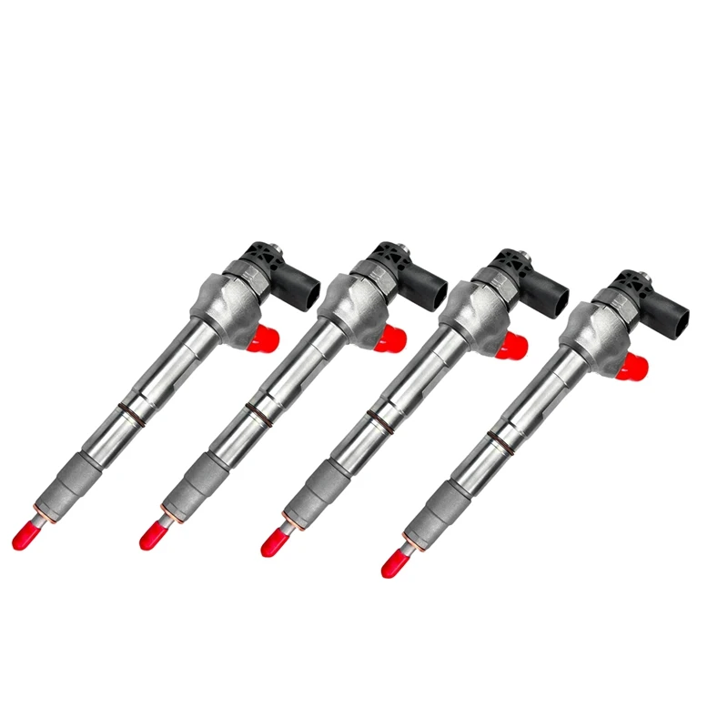 

4PCS For -Vxw Caddy Golf Jetta -Passat TIGUAN - Skoda Seat 2.0 TDI -Diesel Fuel Injector 0445110369 03L130277J New