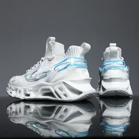 all match blade running shoes for men summer mesh cushioning sneakers new outdoor sock sports shoes breathable jogging shoes