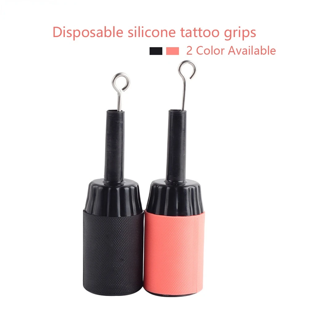 

20 шт., одноразовые силиконовые ручки для тату-пистолета