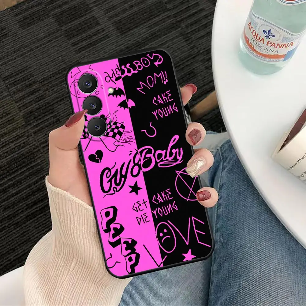 Фото Чехол для телефона Rapper Cry Boy Lil P-Peep для Samsung Galaxy S26 S25 S24 S23 S22 S21 S20 FE Ultra Plus, силиконовый чехол-накладка №5
