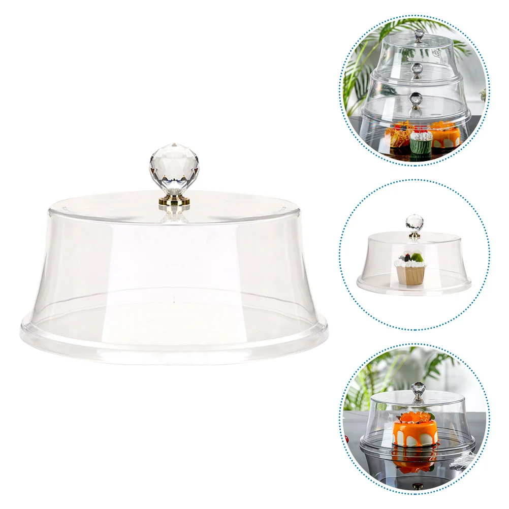 

Cover Cake Dome Food Display Dessert Lid Cheese Cloche Clear Stand Dish Round Platter Plate Plastic Covers Serving Microwave