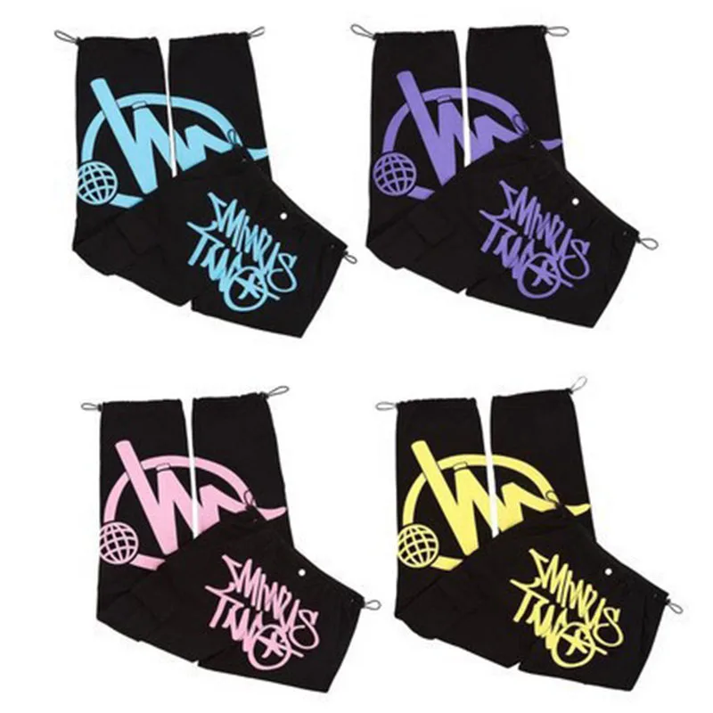 

High Waist Straight Embroidery Joggers Minus Two Man Pants New Vintage Harajuku Y2k Cargo Pants Women Fashion Streetwear Pockets