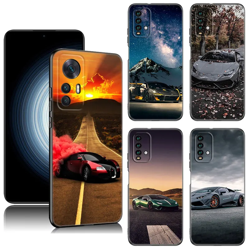 

Sports Cars Men Phone Case For Xiaomi Redmi K40 K50 Gaming Note 5 6 K20 K60 Pro 7A 8A 9A 9C 9i 9T 10A 10C A1 A2 Silicone Cover