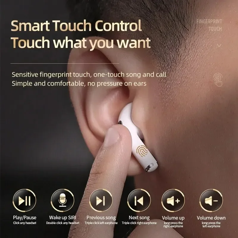 TWS-стереонаушники Pro4 с поддержкой Bluetooth 9D и микрофоном