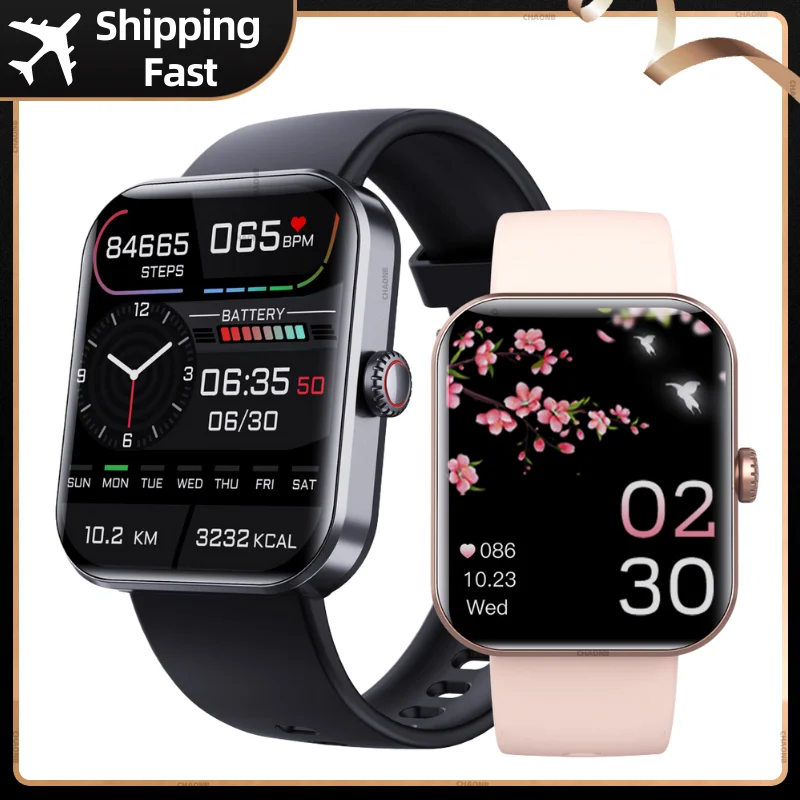 

Новинка спортивные Смарт-часы для мужчин с глюкозой, сахаром и кислородным давлением, экран 1,91 дюйма, умные часы с мониторингом температуры ...