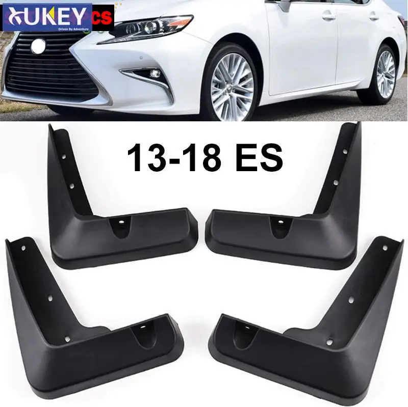 

Комплект брызговиков для Lexus ES ES350 ES300h ES250 2013-2018 Формованные брызговики Передние и задние брызговики 2014 2015 2016 2017