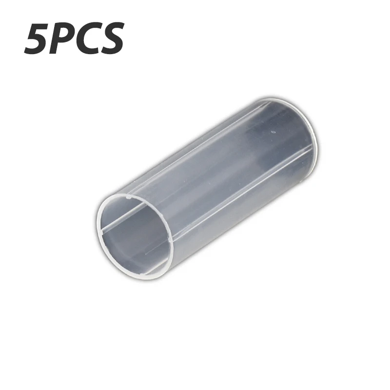 

5Pcs 18650 Battery Plastic Converter Tube Adapter Sheath Holder Case Adaptor Casing For LED Flashlight Torch