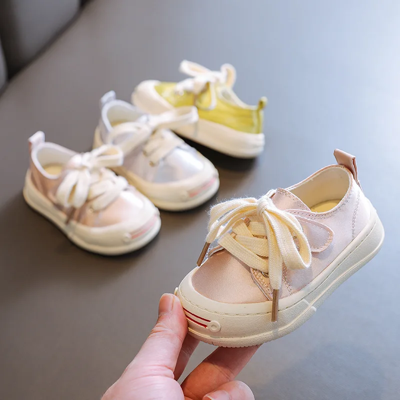 Spring Autumn Baby Girls' Casual Shoes Children's Fashion Sneakers Stylish Boys Board Shoes Toddler Singel Shoes Solid Color