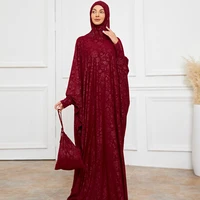 ramadan eid muslim fashion one piece prayer dress garment jilbab women abaya dubai khimar full cover abayas niqab islam djellaba