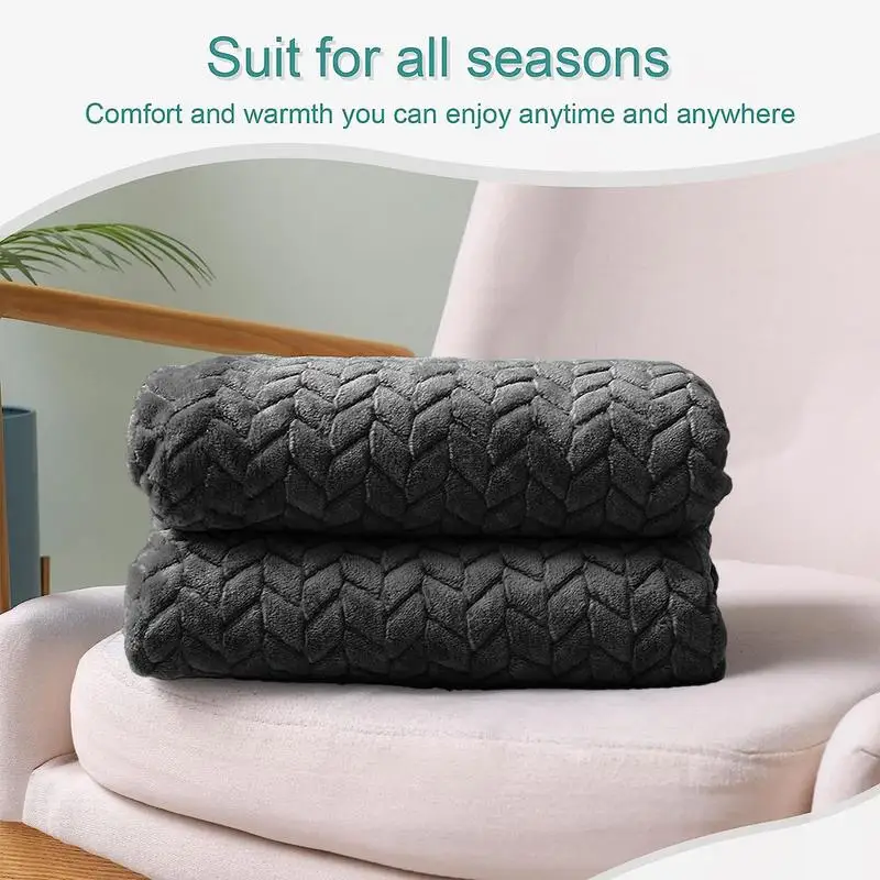 łzać na sofę Koce Koc łóżko Duży koc flanelowy Pszenica Ucho Ciepłe koce kanapę Miękkie