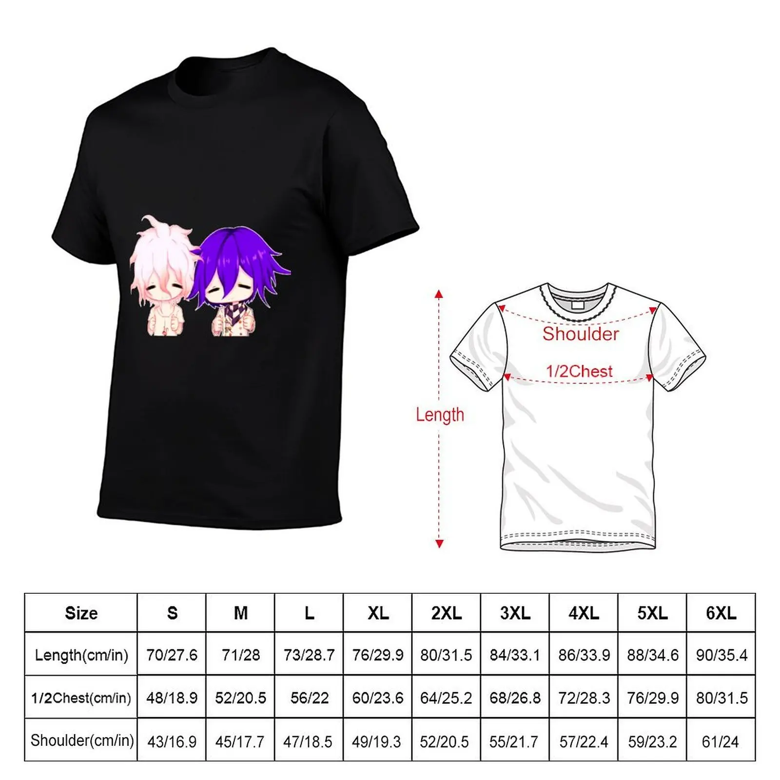 Футболка Komaeda Nagito и Kokichi Ouma [KomaIchi] Danganronpa, быстросохнущая футболка для путешествий (art.: 3920dbe109ed5) - 3920dbe109ed5