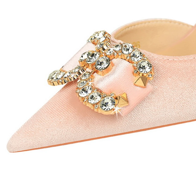 BIGTREE Туфли-лодочки для вечеринок на тонком высоком каблуке 7 см в западном стиле