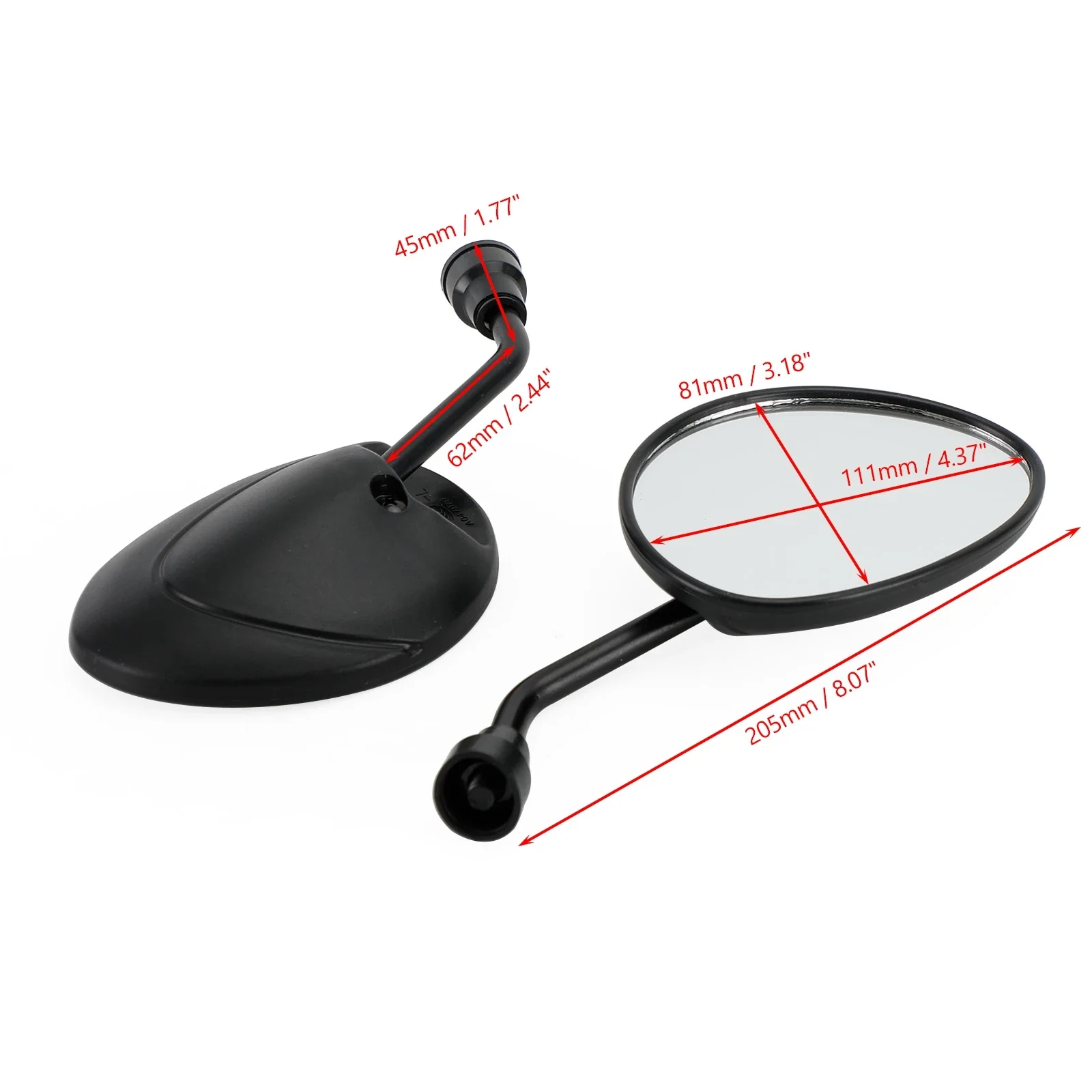 Areyourshop пара заднего зеркала M8 для PIAGGIO ZIP 2T 4T 25 50 100 125 1993-2020 новые боковые зеркала