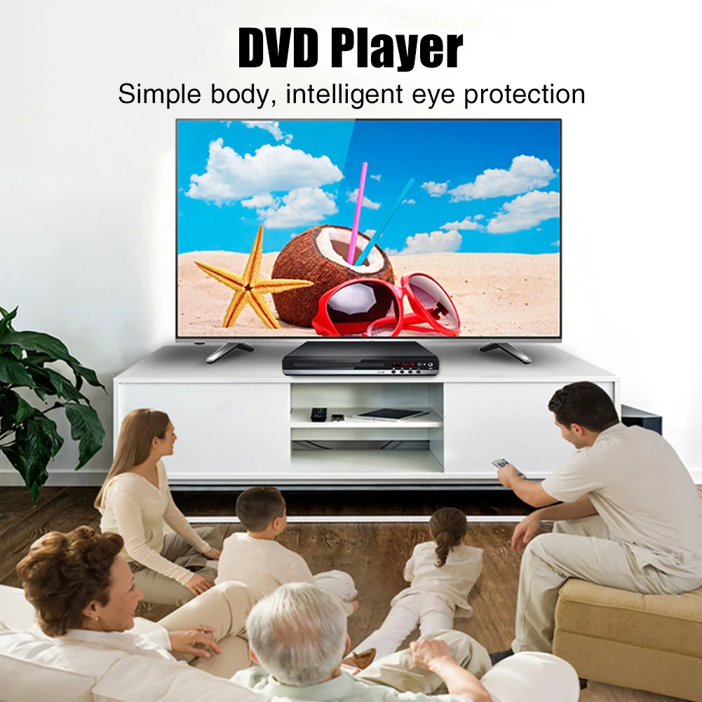 

For TV US Plug MIC Input With Cable Metal USB for Karaoke VCD Easy Install CD DVD Player Home Portable Multi Format