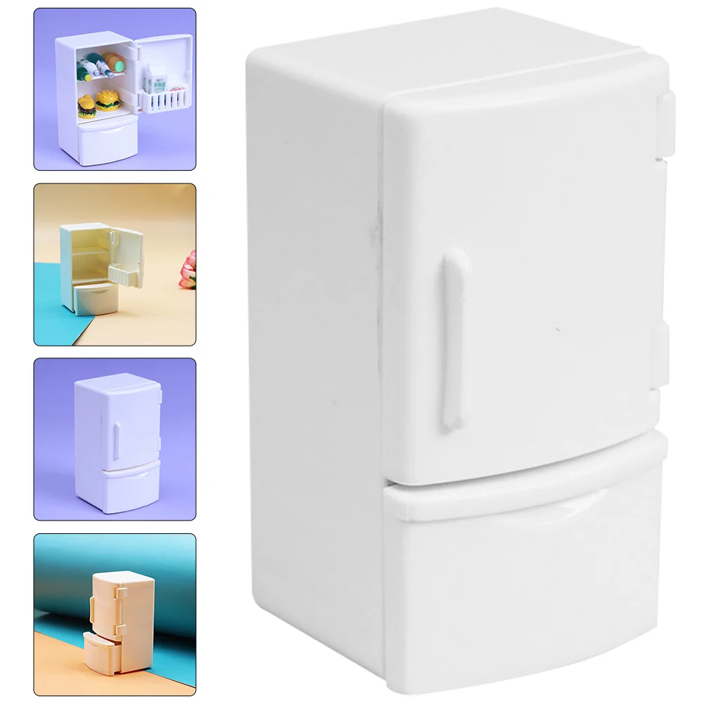 

Artificial Flower Freezer Toys Kitchen Models Mini Things Baby Play Fridge