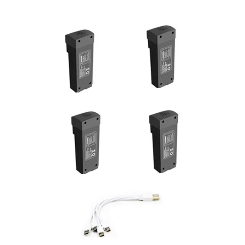 LS-MINI 4 Mini4 Аккумулятор для дрона Запасные части MINI Дрон 3 7 В 2000 мАч Пропеллер