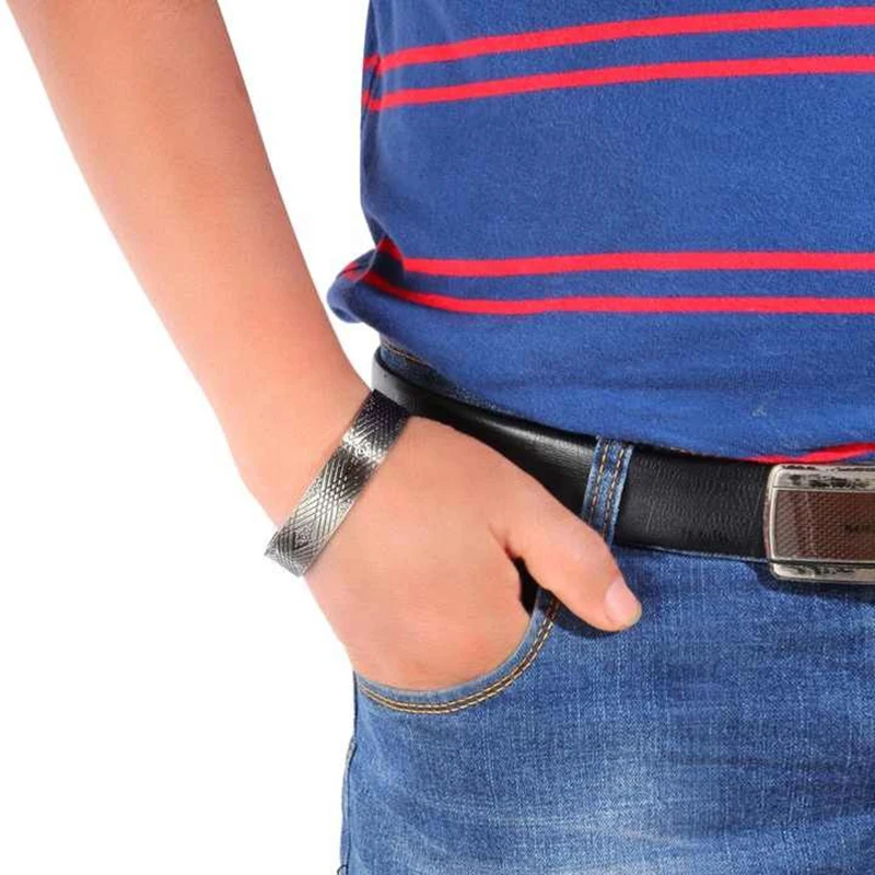 OKtrendy магнитный целебный браслет для мужчин регулируемые браслеты-манжеты