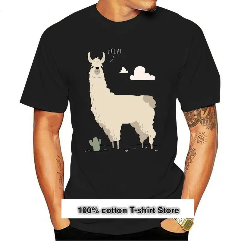 

Ахола! Camiseta negra для мужской ламы