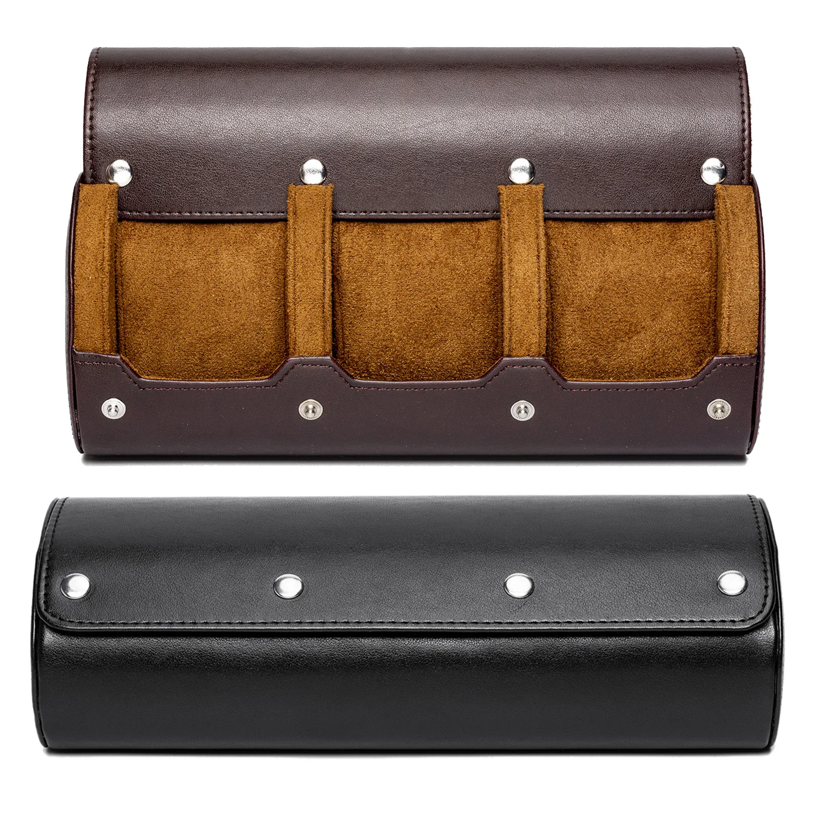 

Дорожный Чехол для часов, органайзер с 3 отделениями для хранения и хранения ювелирных изделий