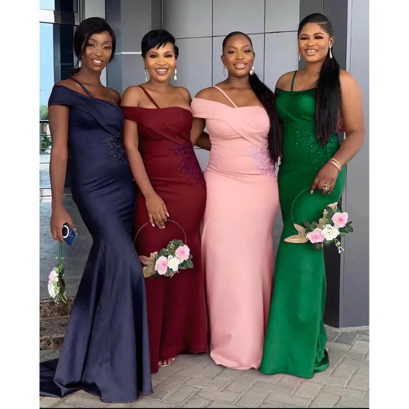 

Luxury Embroidery Wedding Dresses Women Elegant African Evening Party Long Dress Ankara Sexy Bodycon Robe Africa Lady Clothes