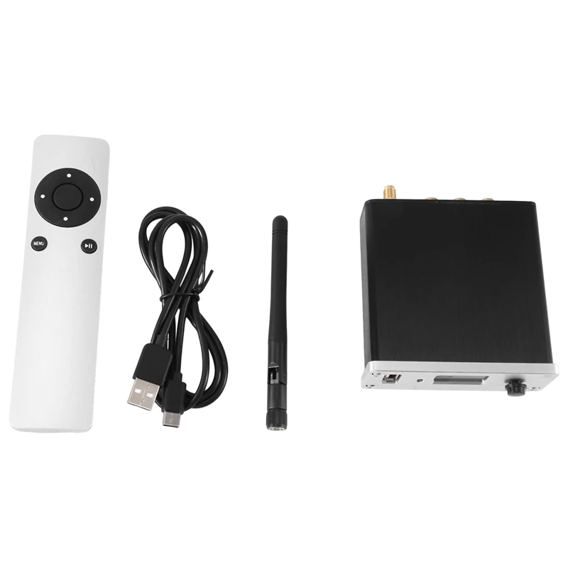 

Настольный цифровой поворотный стол MD3 для автомобиля, декодер воспроизведения без потерь HIFI DSD, Bluetooth LDAC, маленький хвост, черный и серебристый