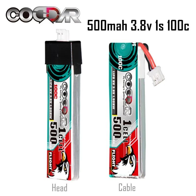 

2/4/6 шт. CODDAR 500 мАч 3,8 в батареи 1S 100C HV Lipo аккумулятор для EMAX TinyHawk2 TinyHawk Drone Racing Quadcopter PH2.0 разъем