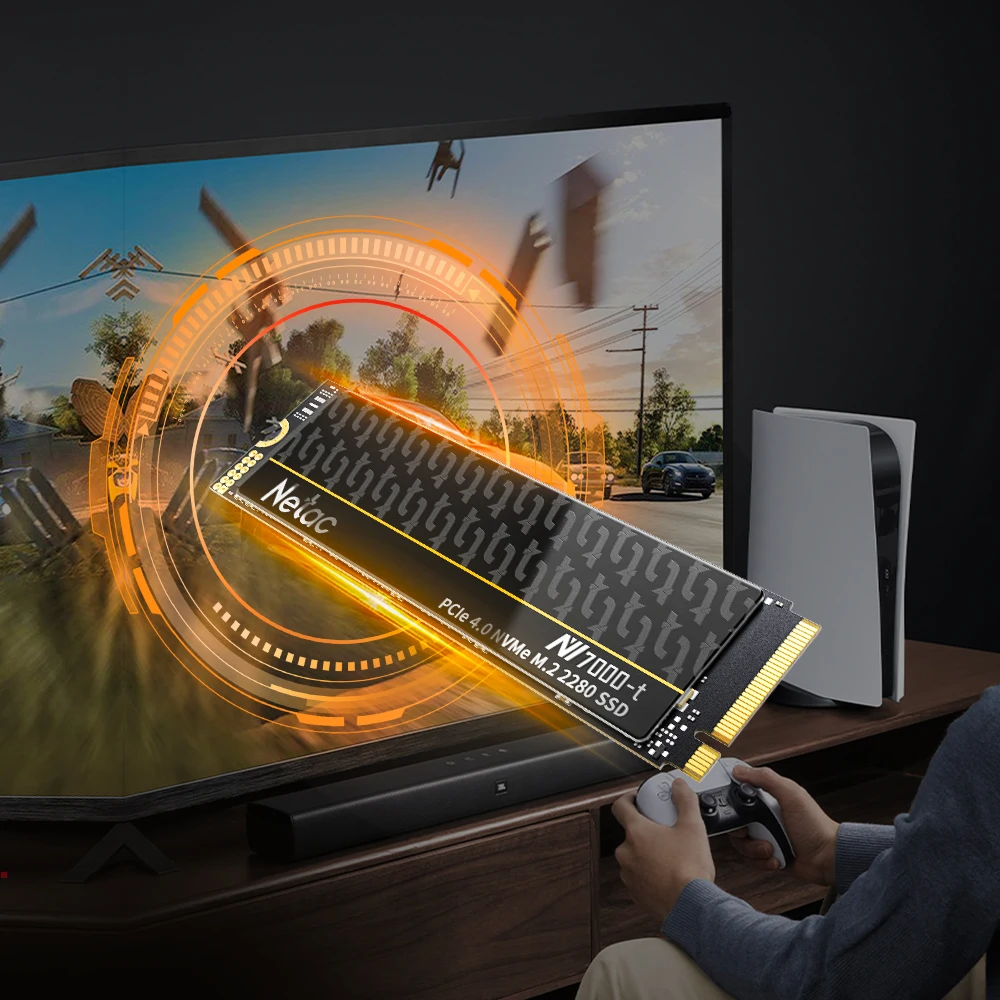 Netac 1 ТБ 2 4 M2 SSD NVMe 512 ГБ PCIe4.0 M.2 2280 NV5000t NV7000t Внутренний твердотельный жесткий диск для