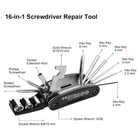 bicycle repair tools kit multifunctional maintenance tool tire repair tool set car repair kit mountain bike maintenance kit