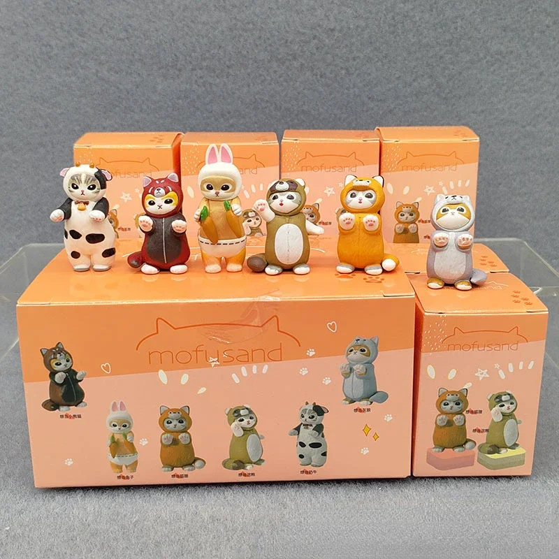 1 шт. случайный цвет очаровательная мини-фигурка кота для косплея Mofusand любителей