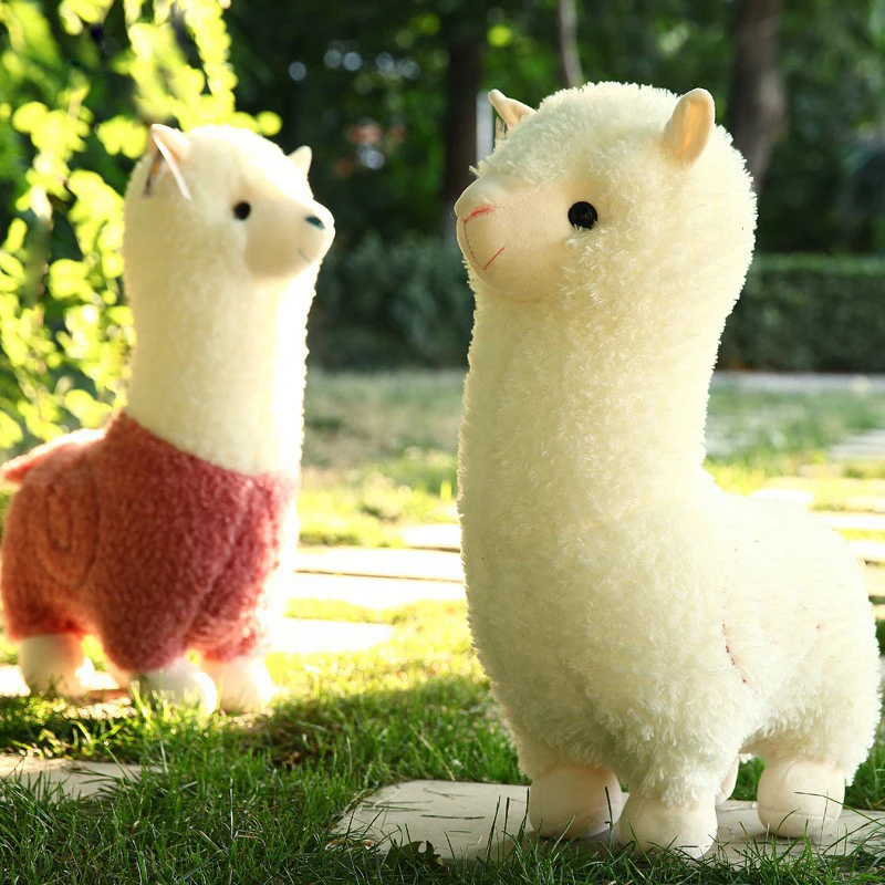 Фото 28 см Kawaii PlushAlpacasso игрушки Модные женские Куклы прекрасные подушки Альпака подарок на день рождения Рождество для девочек №4