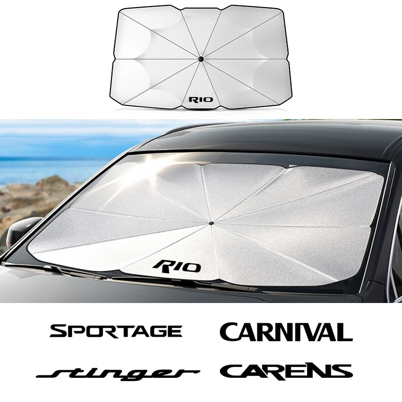 

Солнцезащитный зонт на лобовое стекло автомобиля для Kia CARENS CARNIVAL CERATO mohas NIRO PICANTO RIO SELTOS SPORTAGE STINGER TELLURIDE VENGA