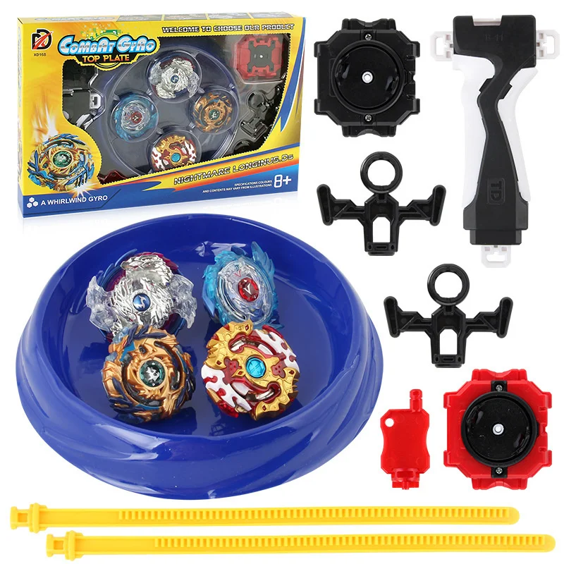 

Burst Generation DIY Gyro Handle Launch Combination With Competitive Combat Disk Set Combat Gyro XD168-6A Spinner Beyblades Toys