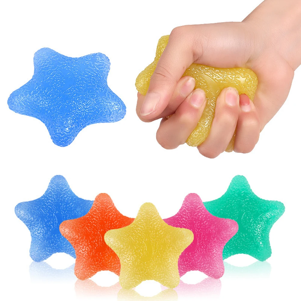 

Hand Grip Star Shaped Gripping Ball Finger Trainer Gym Fitness Home Exercise Equipment Antistress Expander Muscle Strengthener